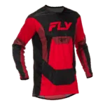 FLY Racing Lite 2026 Jersey - Black - Red - Front