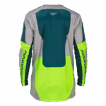 FLY Racing Lite 2026 Jersey - Grey - Lime - Teal - Back