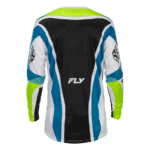 FLY Racing Lite LE Current 2026 Jersey - White - Lime - Blue - Back