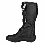 Grand Prix Racewear motocross boot in black with protective features and branding, designed for off-road riding and racing.