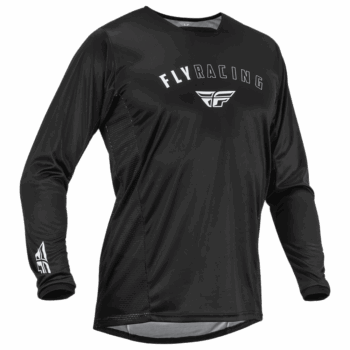 FLY Racing Patrol Jersey - Black - White - Front