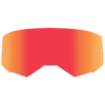 FLY Racing Replacement Lens Tear Off Focus - Zone - Zone Pro - Red Mirror - Clear Lens