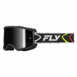FLY Racing Zone Goggle - Black White - Black Mirror Smoke Lens