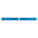 Fly Racing Zone goggles strap in blue with black logo and design, ideal for motocross and off-road riding.