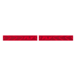 Fly Racing Zone goggles strap in red with black logo, designed for motocross and off-road riding.