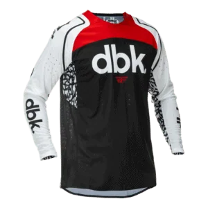 Fly Racing Evolution DST DBK Jersey - Black White Red - Front