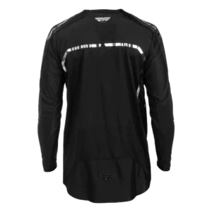 Fly Racing Evolution DST SE Spark Jerseys - Black Silver - Back