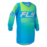 Fly Racing F-16 Jersey - Junior - Blue Hi Vis - Front