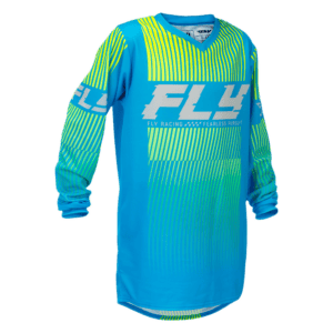 Fly Racing F-16 Jersey - Junior - Blue Hi Vis - Front