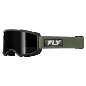 Fly Racing Focus Sand Goggle - Green Black - Dark Smoke Lens