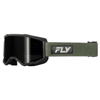 Fly Racing Focus Sand Goggle - Green Black - Dark Smoke Lens
