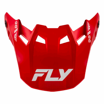 Fly Racing Formula CC Objective Peak - Red White