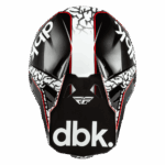 Fly Racing Formula CP DBK Helmet - Black - White - Red - 03