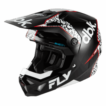 Fly Racing Formula CP DBK Helmet - Black - White - Red