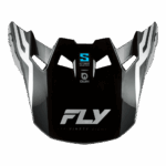 Fly Racing Formula S Carbon Byte Peak - Black Carbon - Grey - Silver