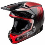 Fly Racing Formula S Protocol Carbon Helmet - Black Carbon - Red