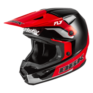 Fly Racing Kinetic DBK Special Edition Helmet - Black Red Grey