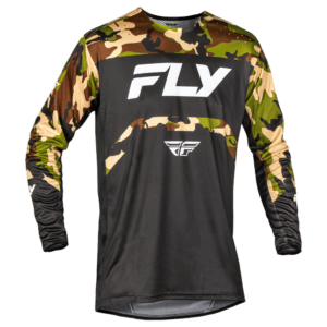 Fly Racing Rayce Jersey - Black Camo - Front