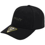 Oakley 6 Panel Stretch Cap - Black