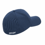 Oakley 6 Panel Stretch Cap - Navy Blue White - 02