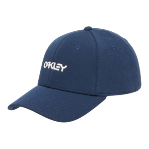 Oakley 6 Panel Stretch Cap - Navy Blue White