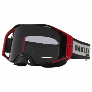 Oakley Airbrake MX Troy Lee Designs Goggles - Grey Blocks Strap - Light grey Lenses