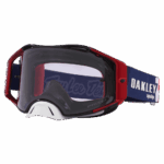 Oakley Airbrake MX Troy Lee Designs Goggles - Red White Blue Stars Strap - Low Light Prizm Lens