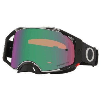 Oakley Airbrake Tuff Blocks MX Goggle - Black Gunmetal - Jade Prizm