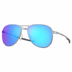 Oakley Contrail Sunglasses - Satin Chrome Prizm Sapphire Lens