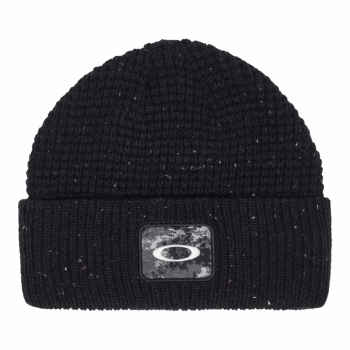 Oakley Ellipse Patch Waffle Beanie - Black