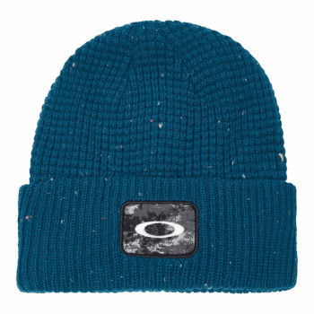 Oakley Ellipse Patch Waffle Beanie - Blue