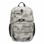Oakley Enduro 25L 4.0 Backpack in light grey with multiple compartments and ergonomic design for outdoor activities.