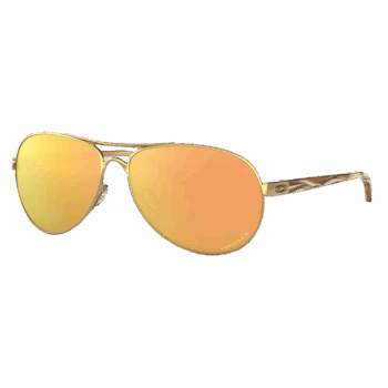 Oakley Feedback Women Sunglasses - Satin Rose Gold Prizm Rose Gold Lens