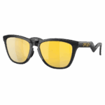 Oakley Frogskins Hybrid Sunglasses - Matte Black / Prizm 24K Polarised Lens