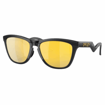 Oakley Frogskins Hybrid Sunglasses - Matte Black / Prizm 24K Polarised Lens
