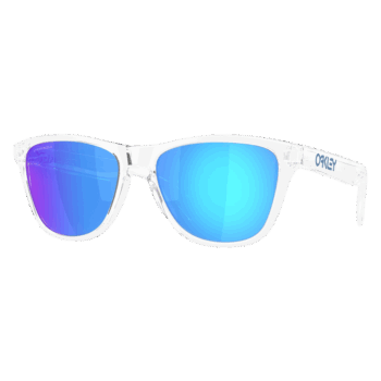 Oakley Frogskins S Sunglasses - Crystal Clear - Prizm Sapphire Lens