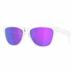Oakley Frogskins S Sunglasses - Polished Clear - Prizm Violet Lens