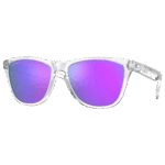 Oakley Frogskins Sunglasses - Polished Clear Prizm Violet Lens