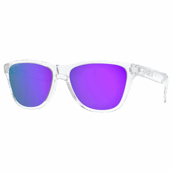 Oakley Frogskins XS Youth Sunglasses Clear Violet Prizm Lens