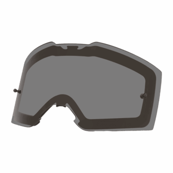 Anti-fog racing goggle lens for motorsport, designed for high-performance Grand Prix racewear, providing clear vision and protection during competitive racing events.