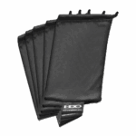 High-quality black racing gear bag with multiple compartments for motorsport equipment and accessories, designed for professional drivers and racing enthusiasts.