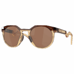 Oakley HSTN Kylian Mbappé Sunglasses - Dark Amber Light Curry - Prizm Tungsten Lens