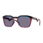 Oakley HSTN SQ Sunglasses - Polished Black - Prizm Sapphire Alt Lens