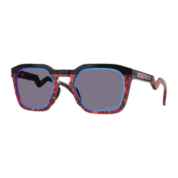 Oakley HSTN SQ Sunglasses - Polished Black - Prizm Sapphire Alt Lens