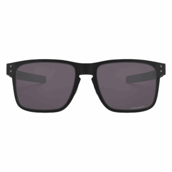 Oakley Holbrook Metal Sunglasses with black frame and dark lenses, ideal for outdoor activities and sports.