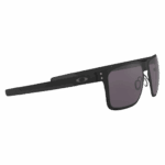 Oakley Holbrook Metal Sunglasses with black frame and dark lenses, stylish and durable for outdoor activities.
