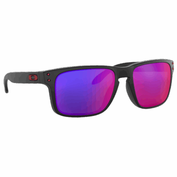 Oakley Holbrook Sunglasses - Matte Black - Positive Red Iridium Lens