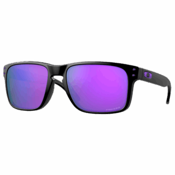 Oakley Holbrook Sunglasses - Matte Black - Prizm Violet Lens