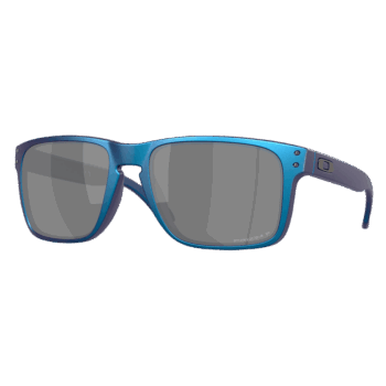 Oakley Holbrook XL Sunglasses - Matte Cyan / Blue Colorshift / Prizm Black Polarised Lens