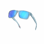 Oakley Holbrook XXS Youth Sunglasses with blue mirrored lenses and white frame for kids.